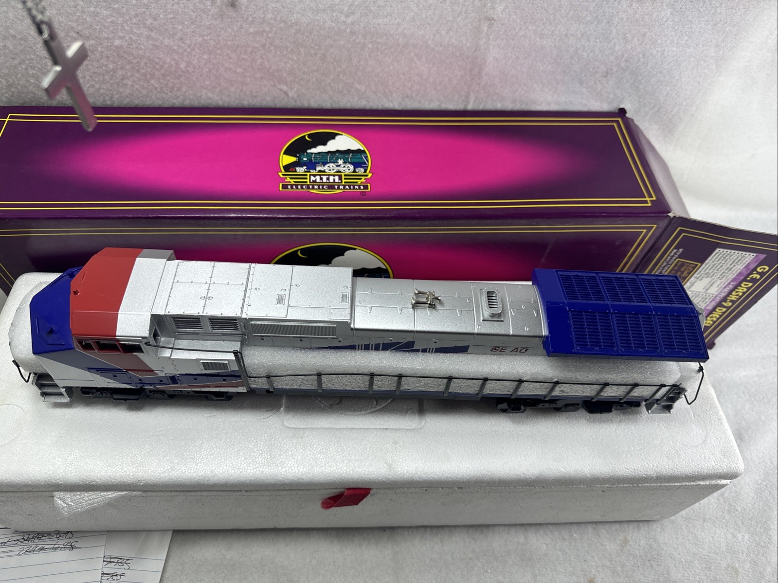 MTH 3 Rail O Gauge Dash 9 Diesel Locomotive #2160 For Train Set Layout
