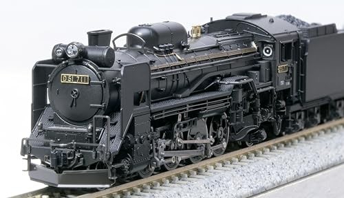 Kato N Gauge D51 Hokkaido Steam Locomotive Model Train 2016-C Plastic
