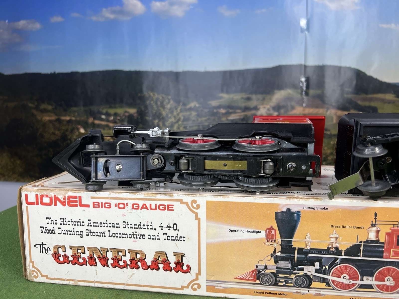 LIONEL 6-8701 VINTAGE BIG W&A.R.R. THE GENERAL 4-4-0 LOCOMOTIVE & TENDER C-7!!