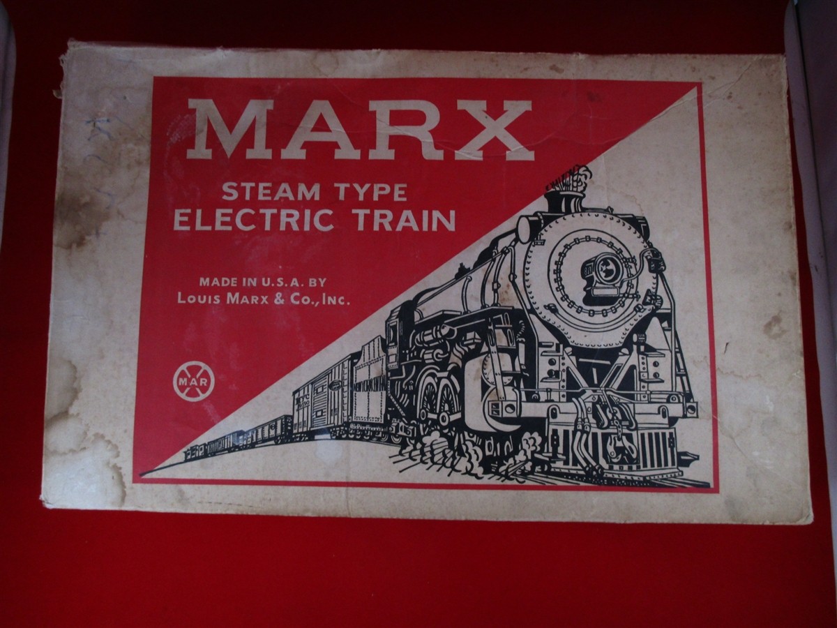 MARX 4205 Steam Type Electric Train Set with Tracks missing transformer #1
