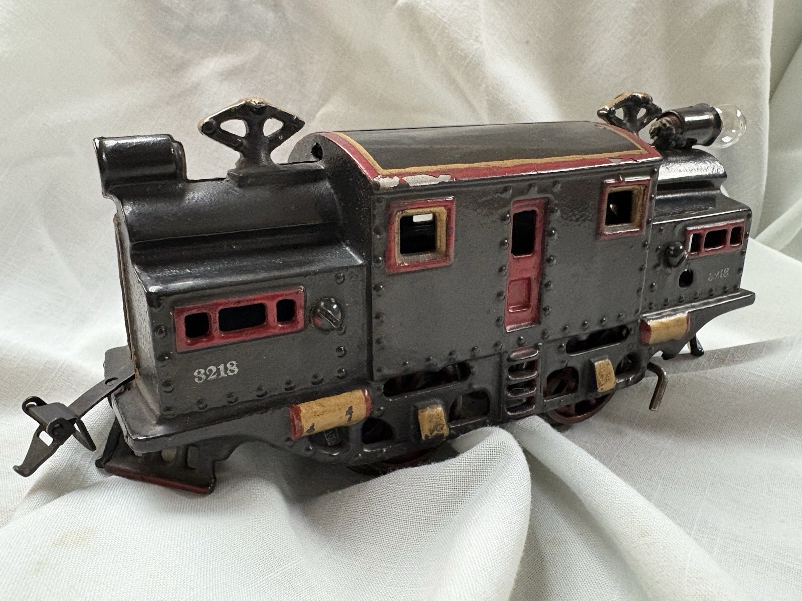 Ives 3018 Electric Style Cab Cast Iron Loco Scarce Variation “0” Gauge