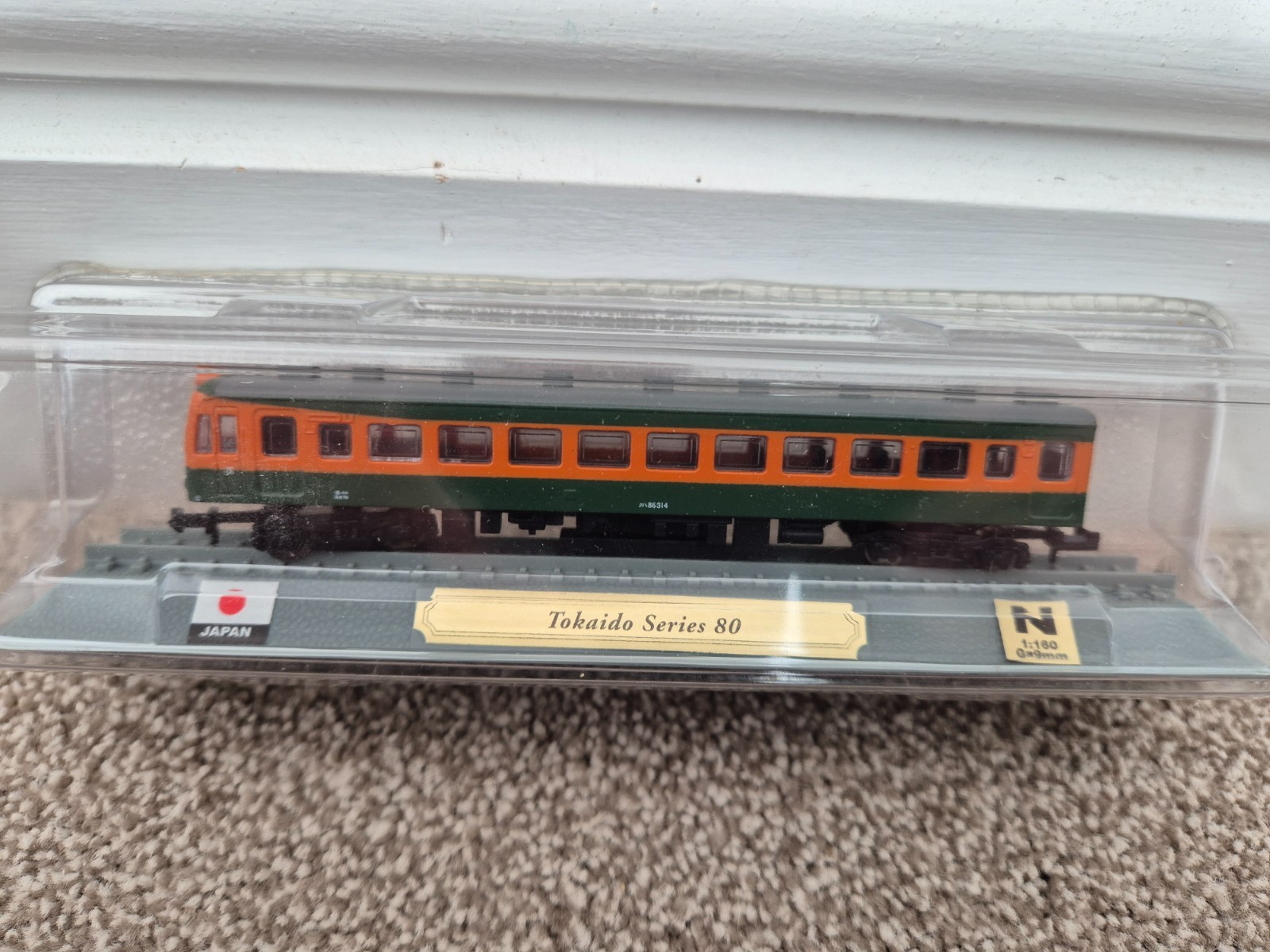 DEL PRADO N GUAGE 1/160 TOKAIDO SERIES 80 JAPAN LOCO LOCOMOTIVE TRAIN MODEL