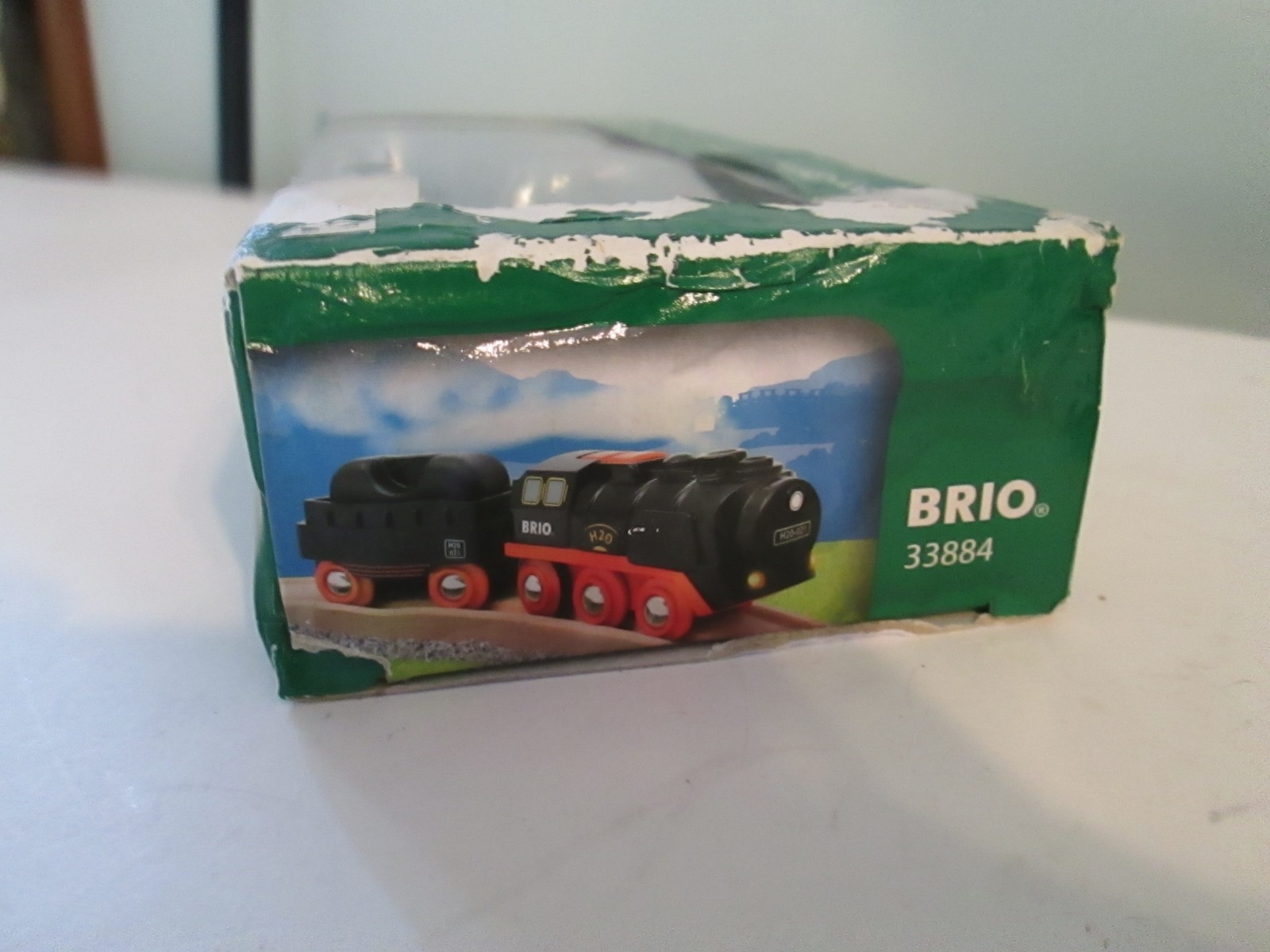 BRIO World 33884 Battery Operated Steaming Train Black & Red