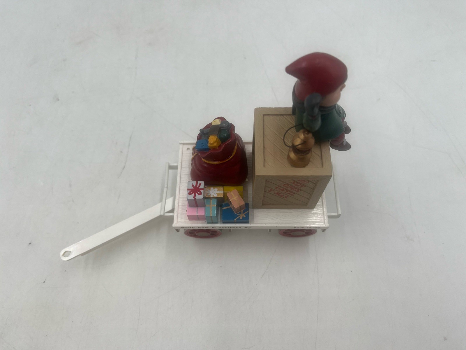 Bachmann 96241 #2 Christmas Handcar w/Santa & Elf – Metal Wheels EX/Box