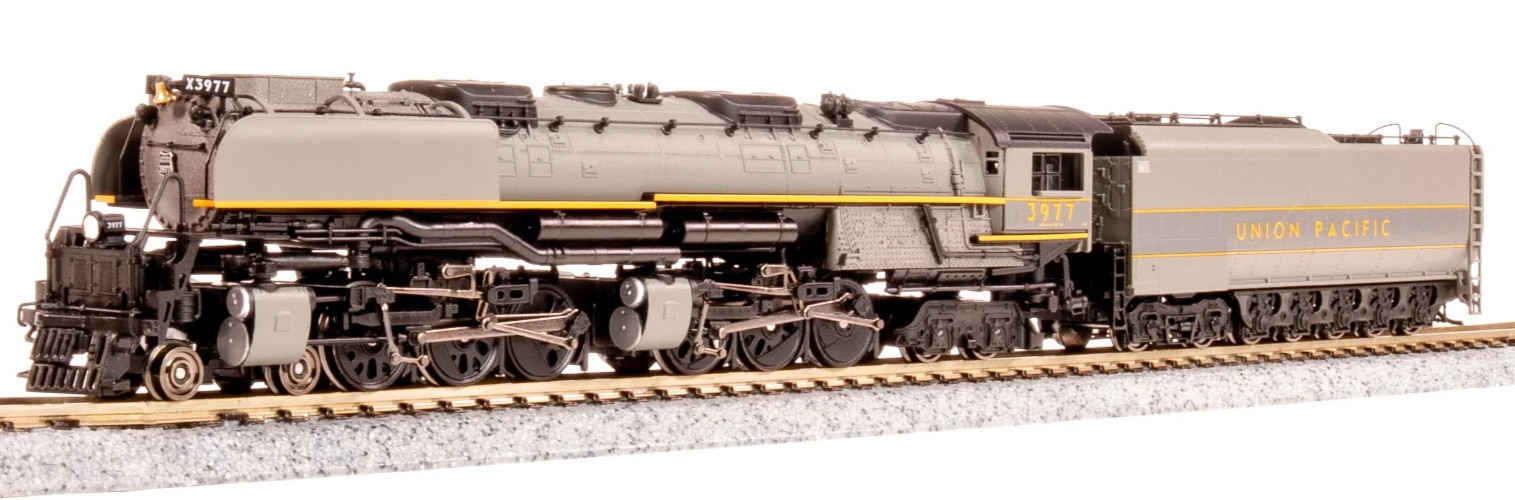 BROADWAY LIMITED 6985 N UP Challenger 4-6-6-4 3977 Museum Oil Paragon4DCC SMOKE