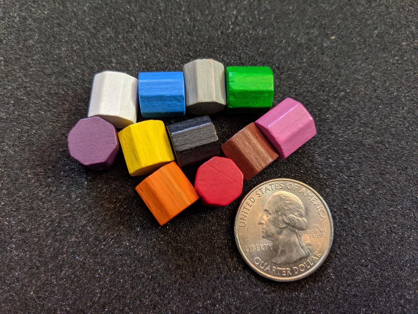 10x10mm Wooden Octagons | Board Game Pieces