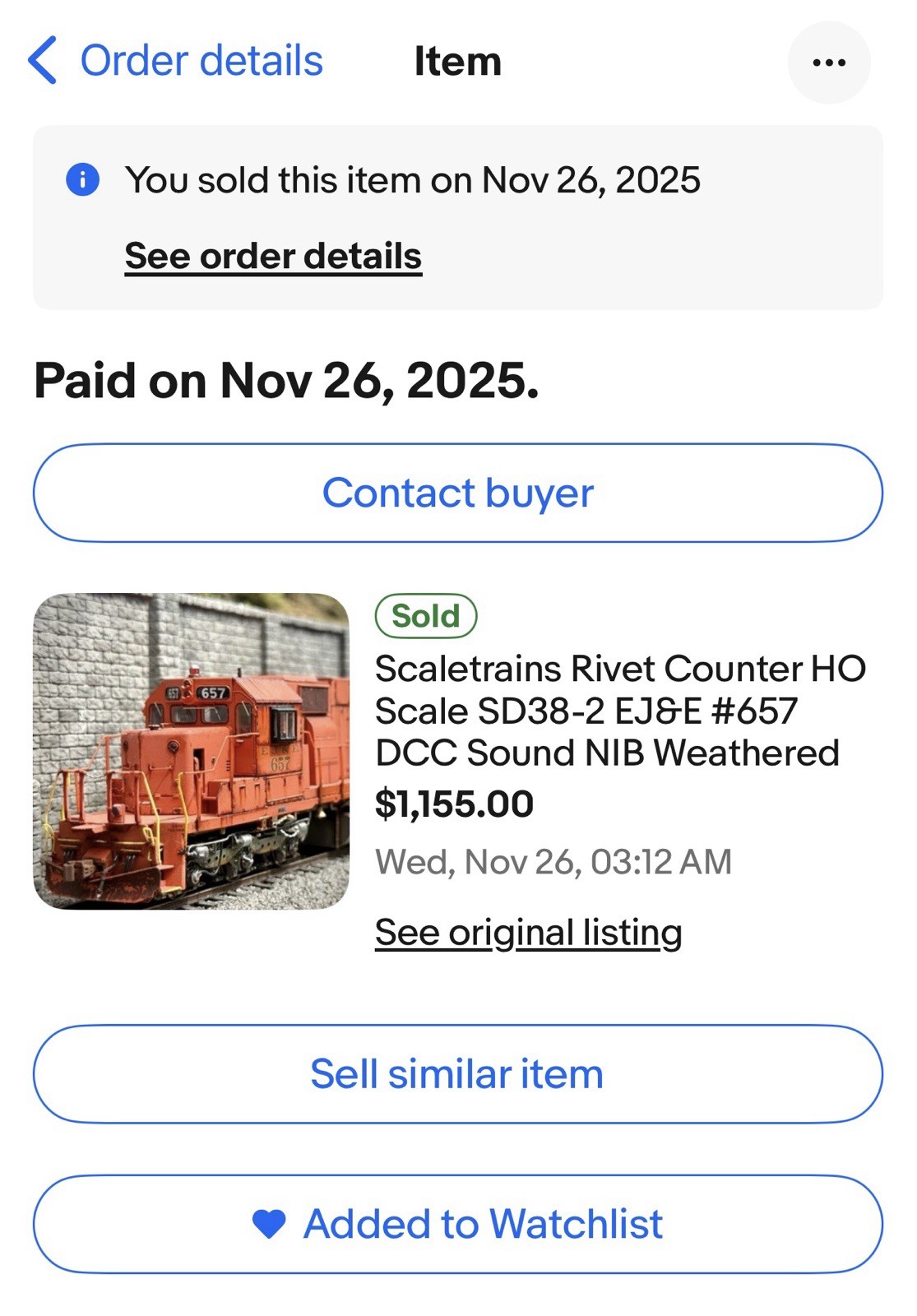 HO Scale BLI EMD SD40-2 CNW #6848 DCC/SOUND/NIB/Weathered