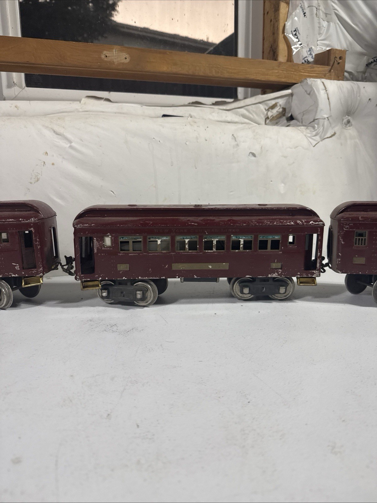 1920s Vintage Prewar Lionel Electric Train Set No.150 Engine, Passenger Cars