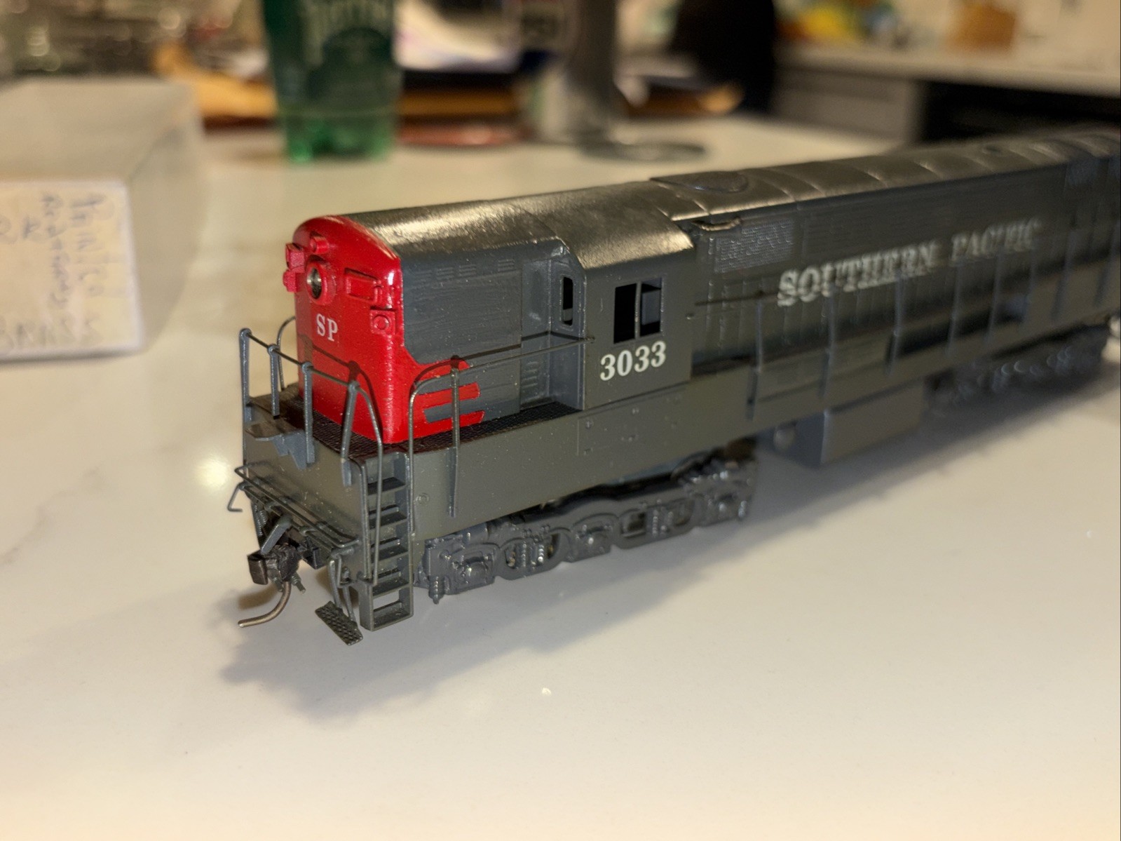 HO Brass- Brass Division Point Southern Pacific Trainmaster 6-6 #3033 Unused