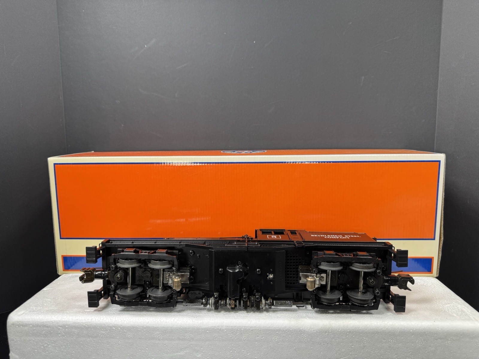 Lionel LEGACY 6-11369 Bethlehem Steel two-truck Shay steam engine #5 EX