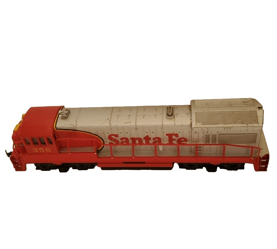 Bachmann HO Scale Model Train Locomotive Santa Fe RR #350 Untested