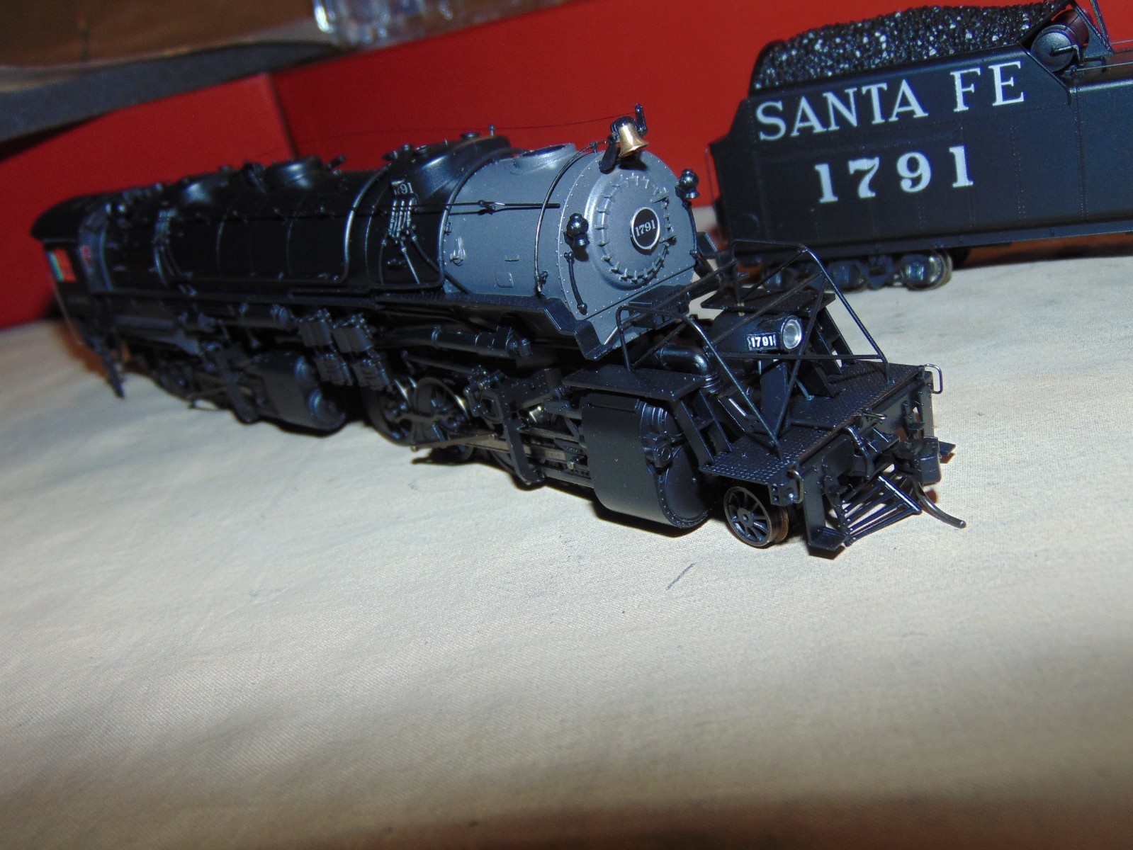 PROTO 2000 23336 SANTA FE 2-8-8-2 STEAM ENGINE + BOX