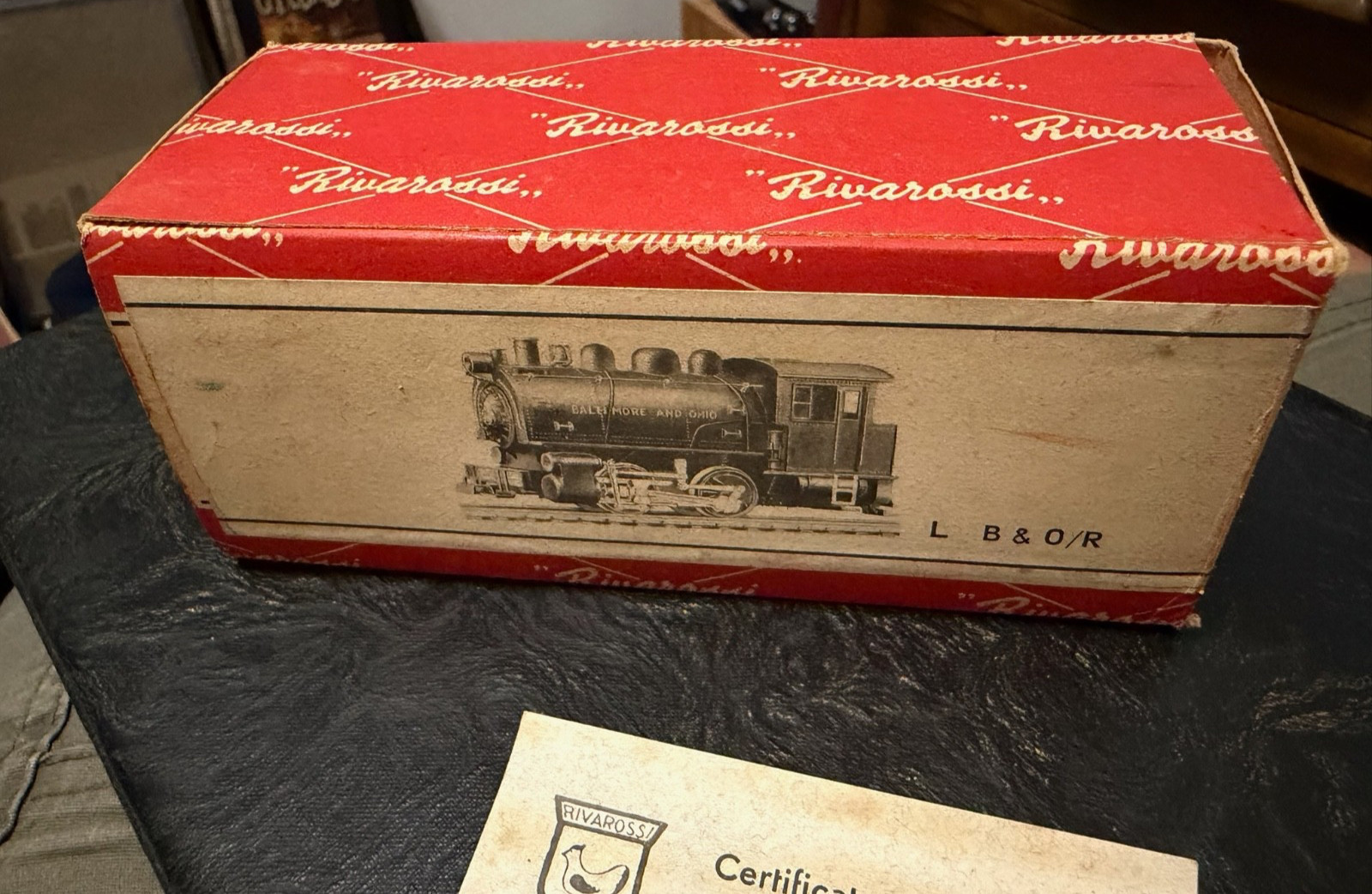 RIVAROSSI HO ART LB&O/R Locomotive “Baltimore and Ohio” with Original Box