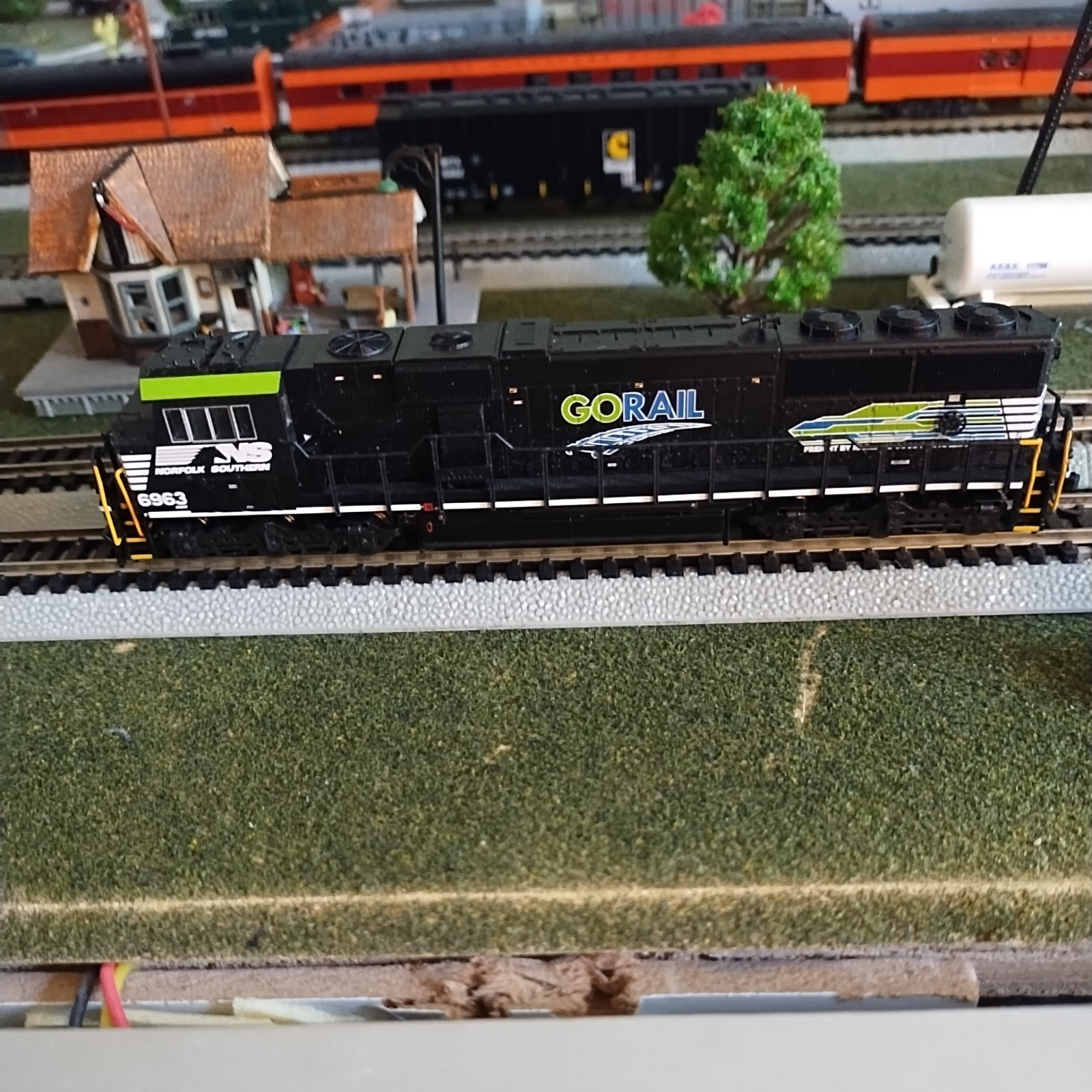 N Scale Atlas SD60 Norfolk Southern Go Rail Open Box DCCSound