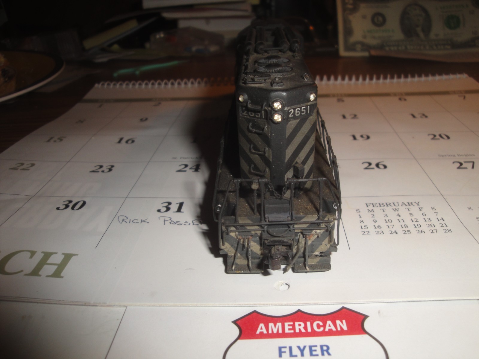 Sunset Models, HO, 2651 Zebra Stripe ATSF GP9 Factory Painted