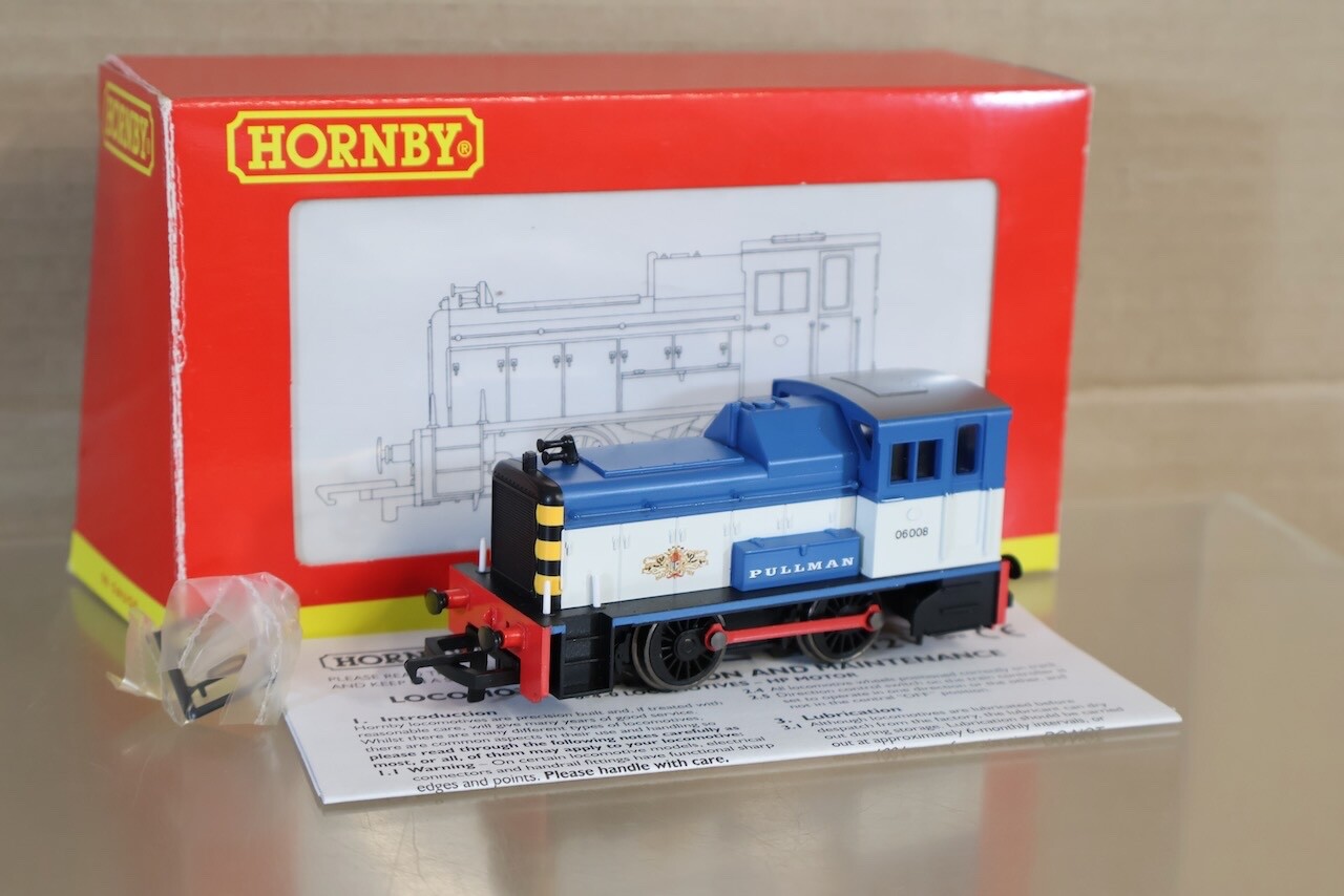 HORNBY R2783 BR BLUE PULLMAN CLASS 06 DIESEL SHUNTER LOCOMOTIVE 06008 om