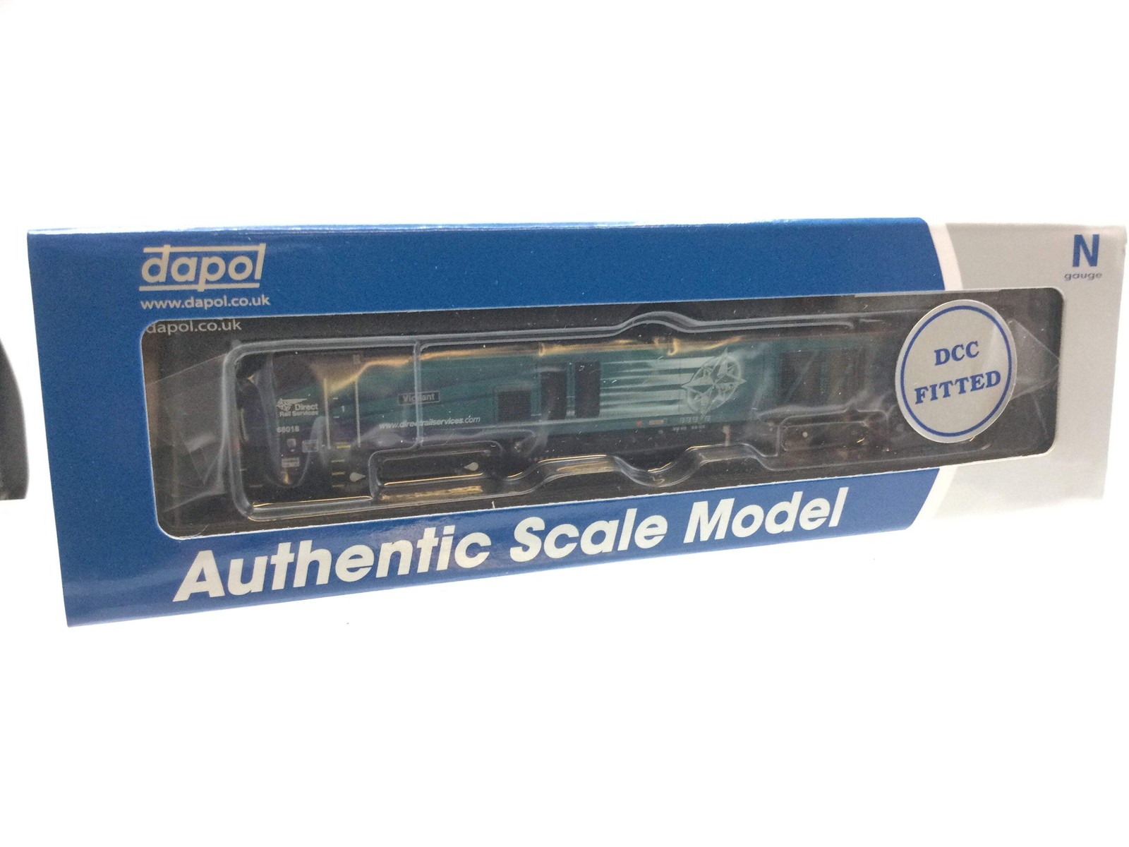 Dapol 2D-022-013D N Gauge Class 68 018 ‘Vigilant’ DRS Compass (DCC-Fitted)