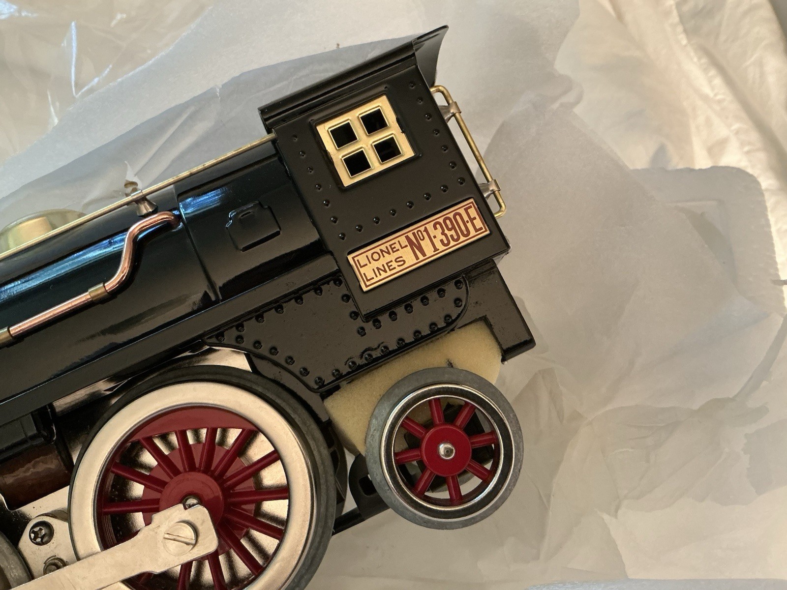 22″ Lionel Classics Standard Gauge 1-390-E Locomotive Whistle Tender & Orig Box