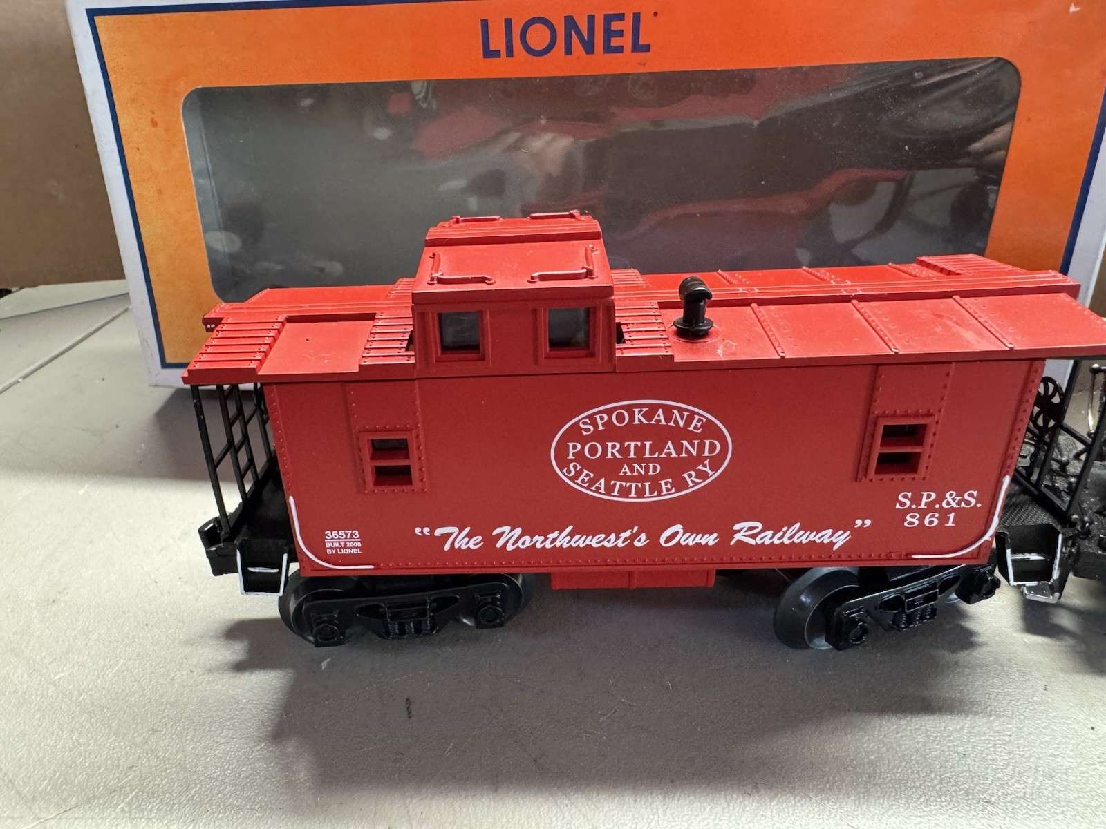 Lionel S P & S Dock Side Switcher Run. Smoke & Whistle Works O Ga W/ Caboose
