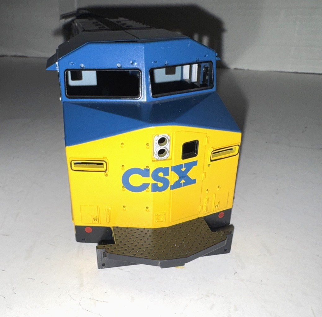 MTH O GAUGE CSX CAB #5000 DIESEL ENGINE BODY SHELL 18.5″ LONG NEW