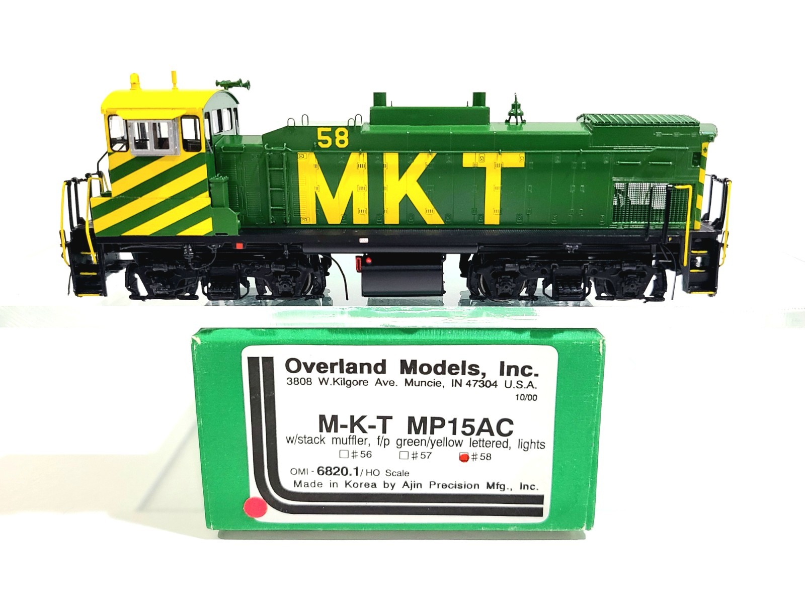 Overland OMI MKT EMD MP15AC Missouri Kansas Texas #58 HO Brass Model #6820.1