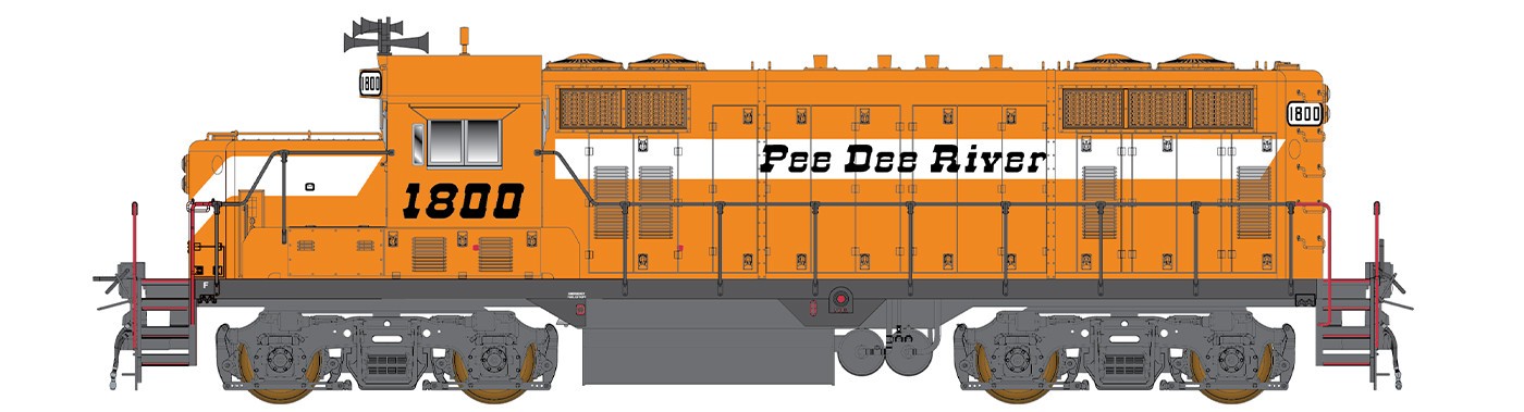 InterMountain Railway HO Pee Dee River GP 16 49831
