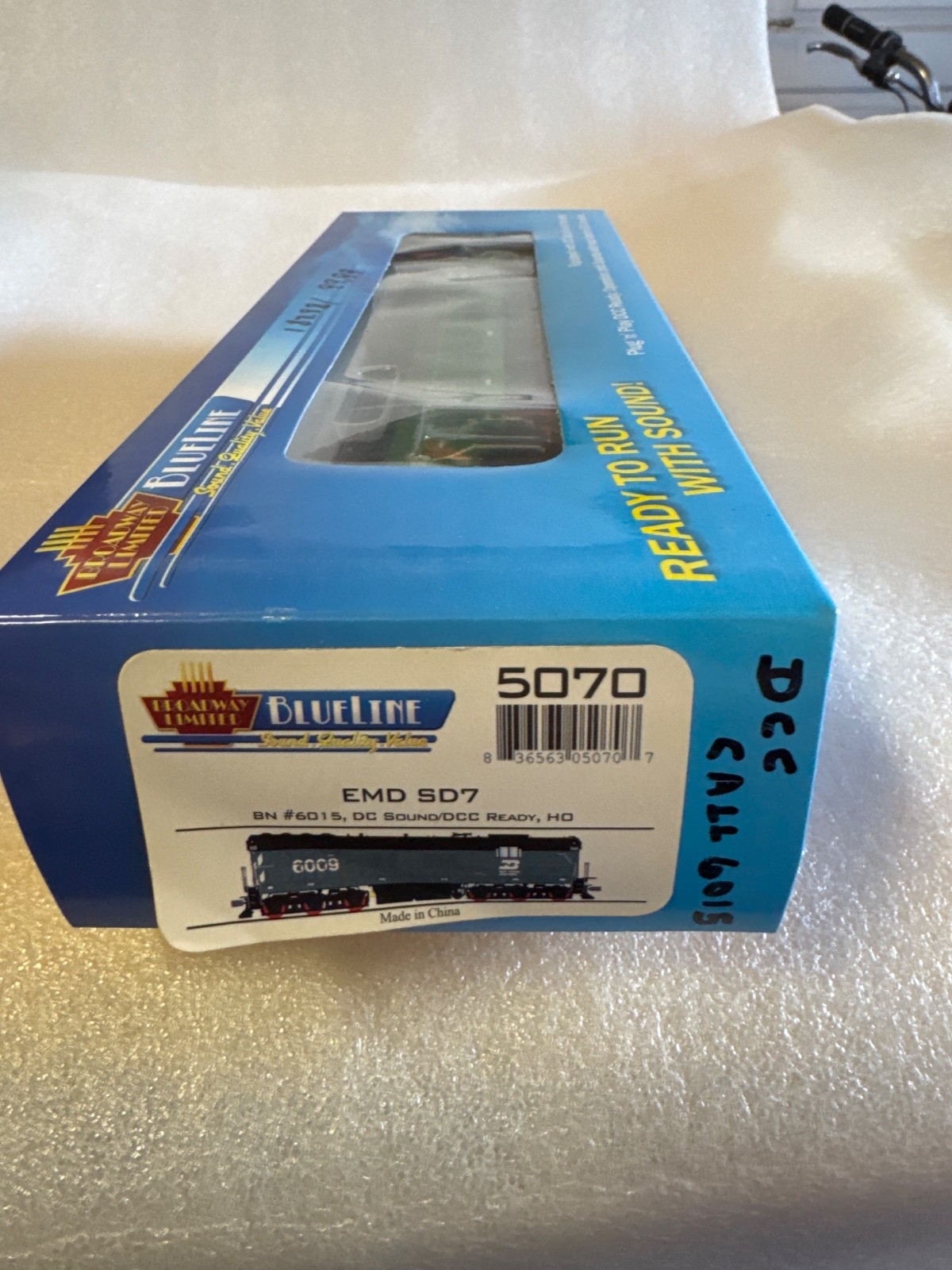 Broadway Limited 5070 HO Burlington Norhtern EMD SD7 Diesel Locomotive #6015 LN