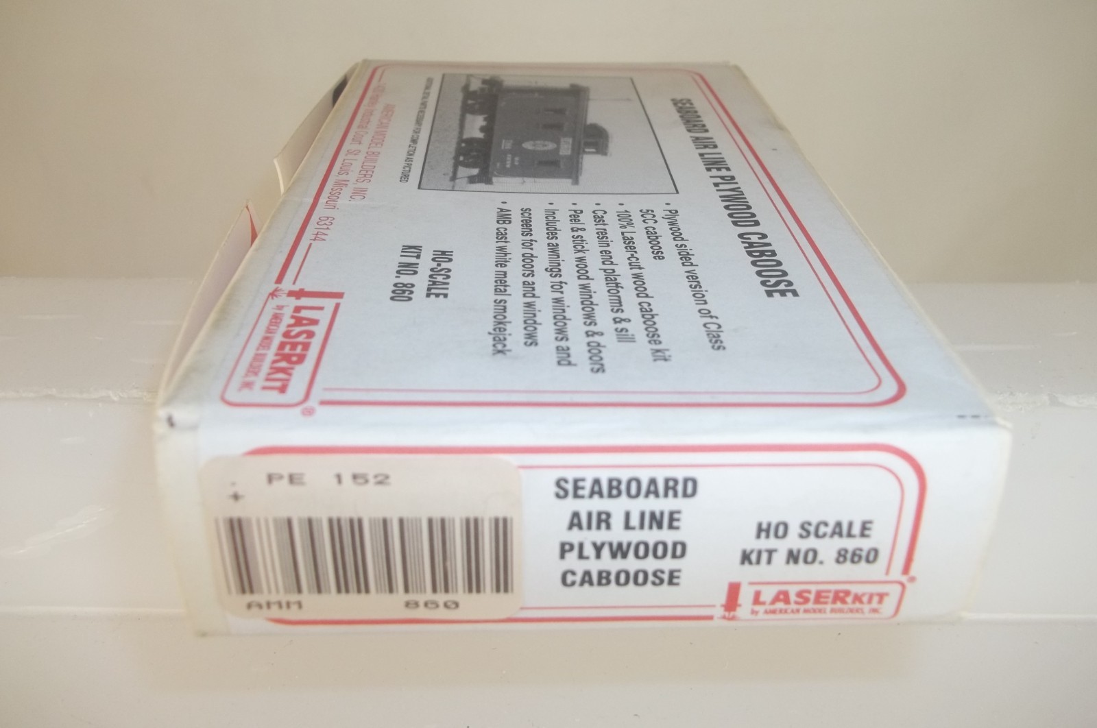 AMB LASERKIT HO 860 SAL SEABOARD AIR LINE PLYWOOD CABOOSE KIT FACTORY SEALED NEW