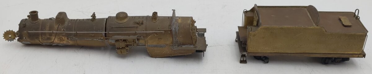 HO Scale Brass Steam Locomotive & Tender Shell