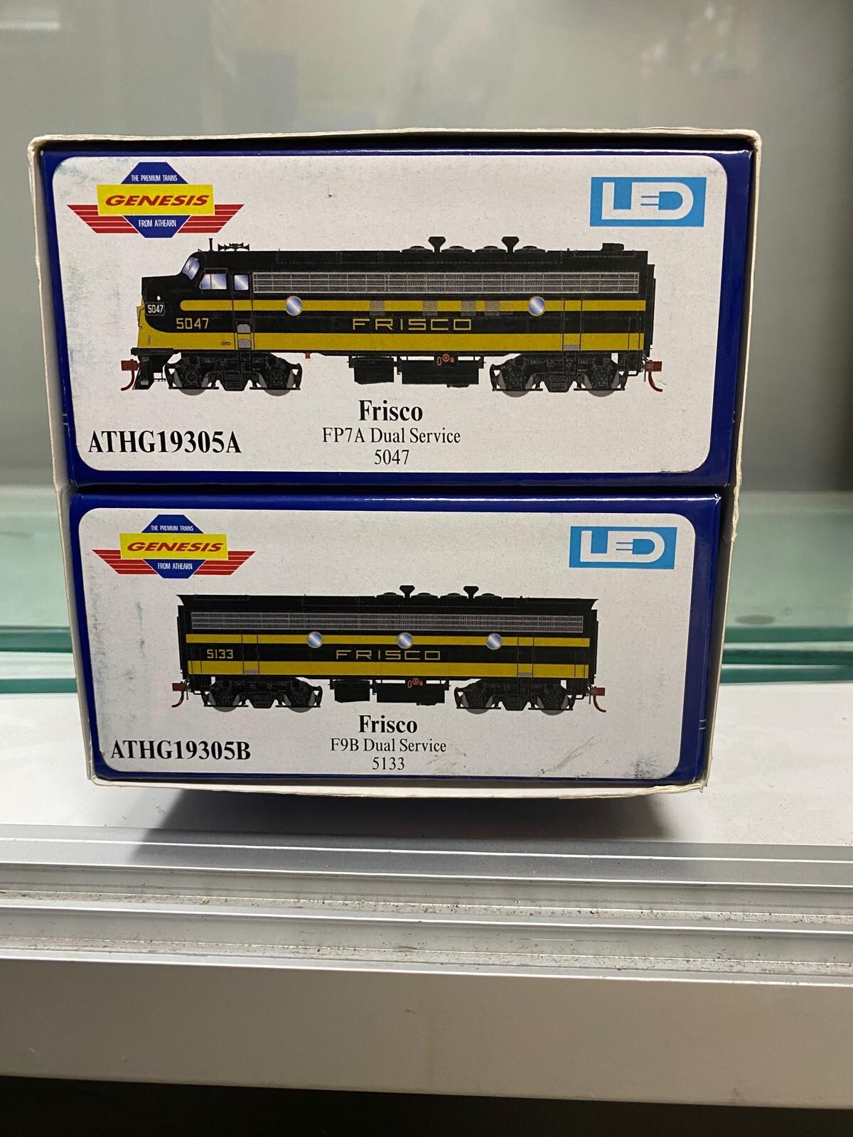HO-Gauge – Athearn ATHG19305 Frisco FP7A/F7B Set #5047A / #5133B