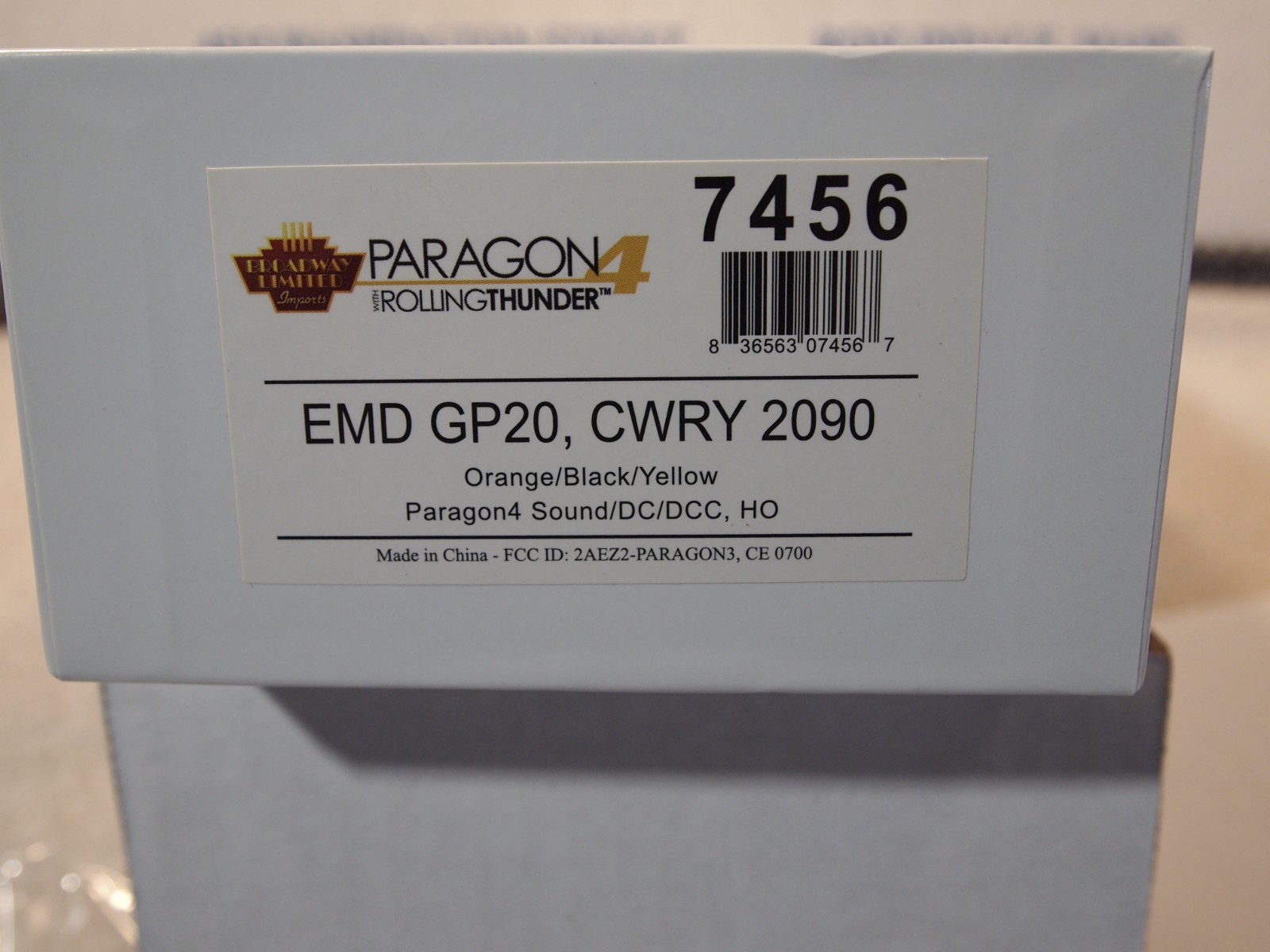 BROADWAY LIMITED 7456 GP20 COMMONWEALTH RAILWAY NO. CWRY2090 w/SOUND/DCC+DC