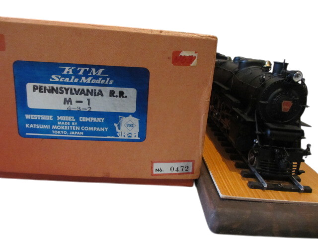 KTM KATSUMI O Gauge PRR 6864 M1 4-8-2 Brass Steam Locomotive Westside 069