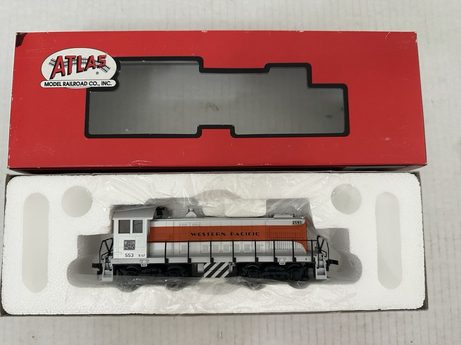 Atlas 8712 HO Scale Western Pacific Alco S-2 Diesel Locomotive #553