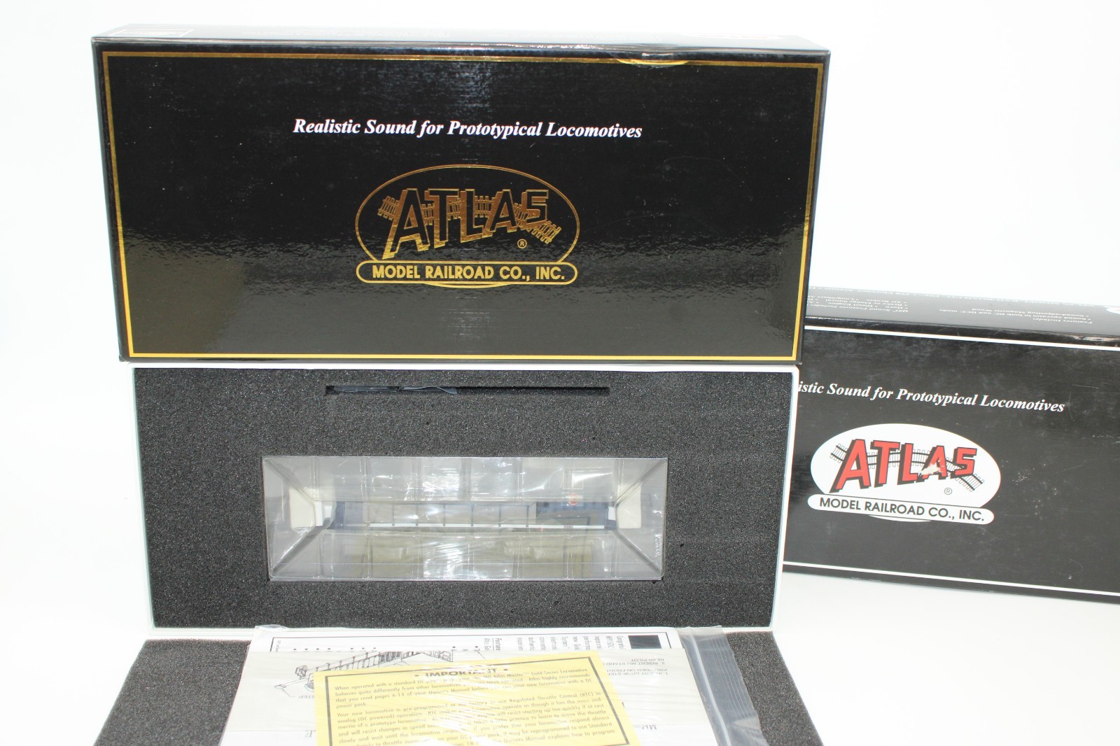 Atlas Master HO MP Missouri Pacific MP15DC Diesel Locomotive No # DCC Sound NOS