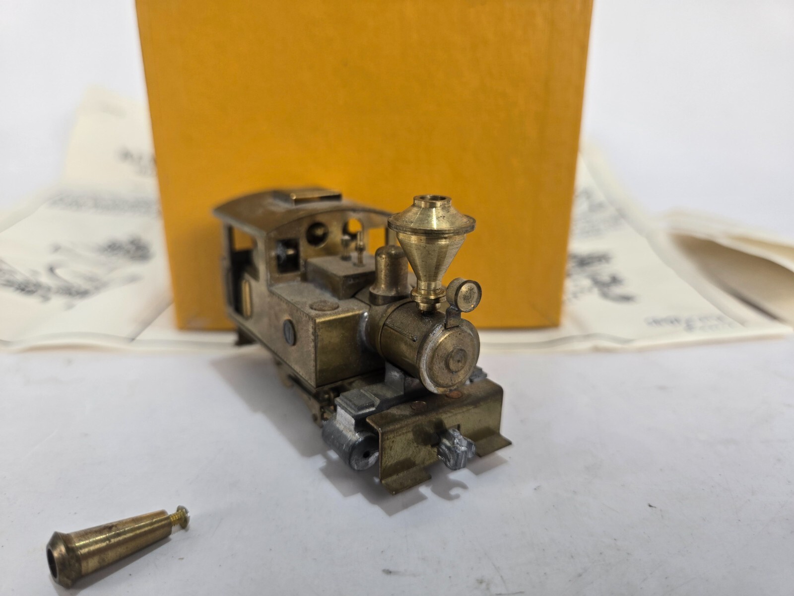 Ken Kidder Railroad Models The MUDHEN HOn3 0-4-T Engine Locomotive BRASS