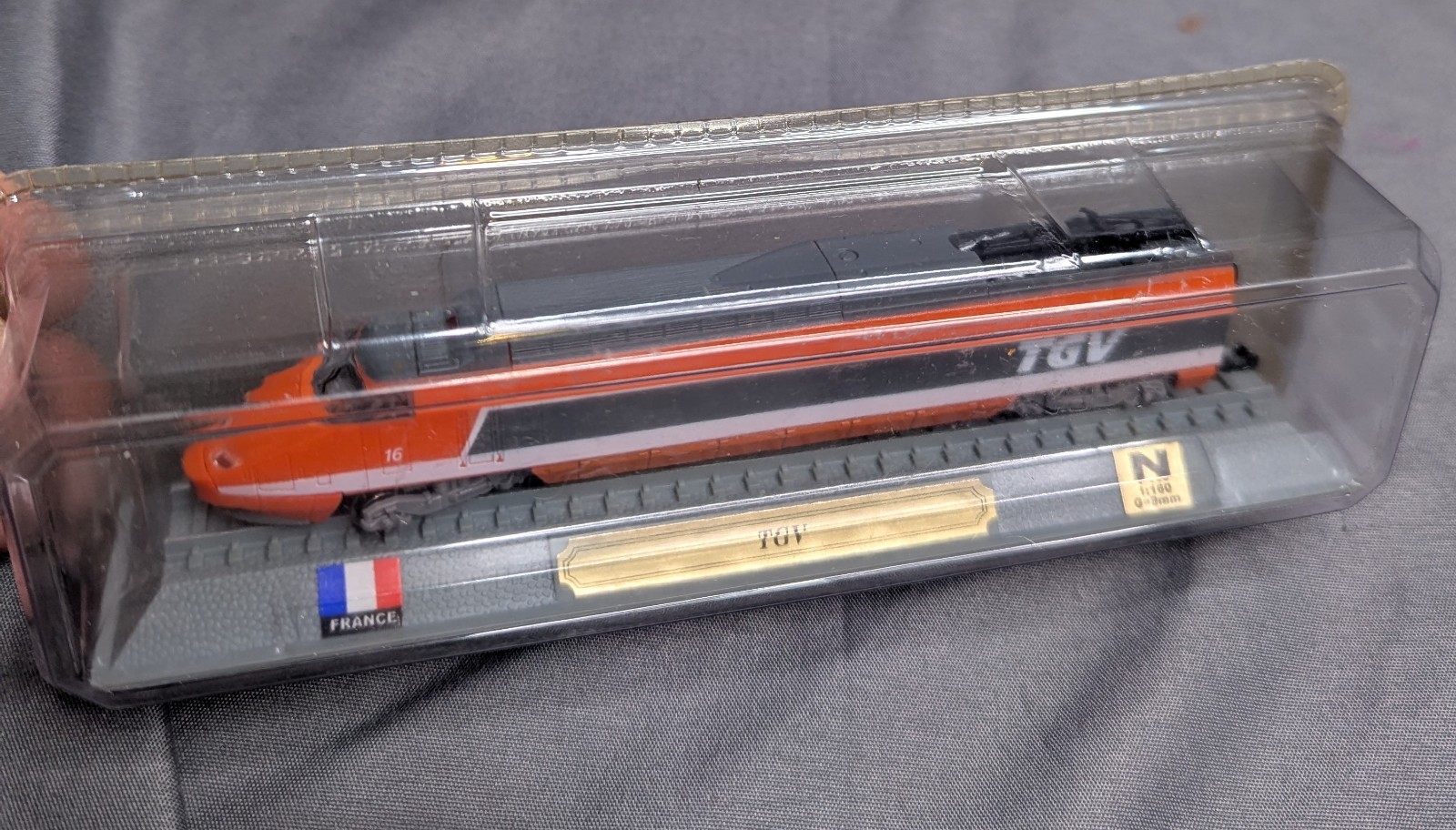DEL PRADO N GUAGE 1/160 SNCF TGV FRANCE LOCO LOCOMOTIVE TRAIN MODEL New NOS