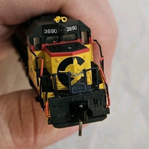ATLAS N SCALE #48505 CHESSIE SYSTEM B&O GP-40 DIESEL LOCOMOTIVE Road # 3690