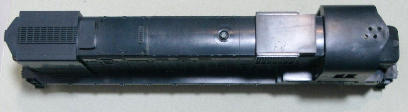 Tyco HO Scale Black Unlabled Locomotive Shell