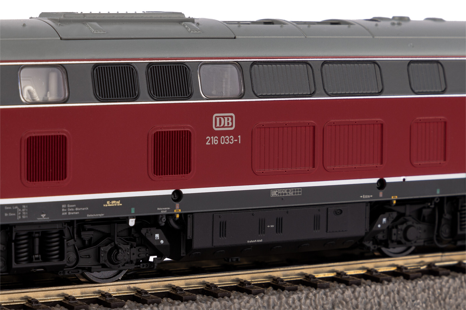 For Märklin PIKO 52417 Diesel Br 216 033-1 DB Epoch IV Sound New Boxed 1:87
