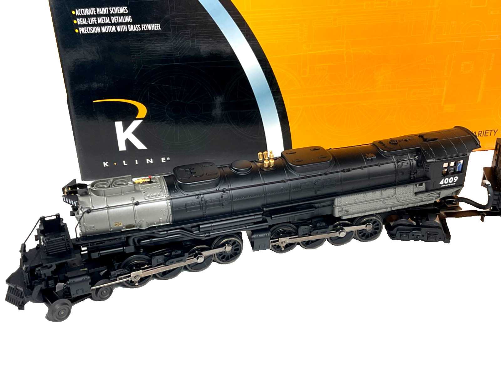 K-Line K3790-4009W, Union Pacific 4-8-8-4 Big Boy, O Gauge w/ Org. Box & Manual