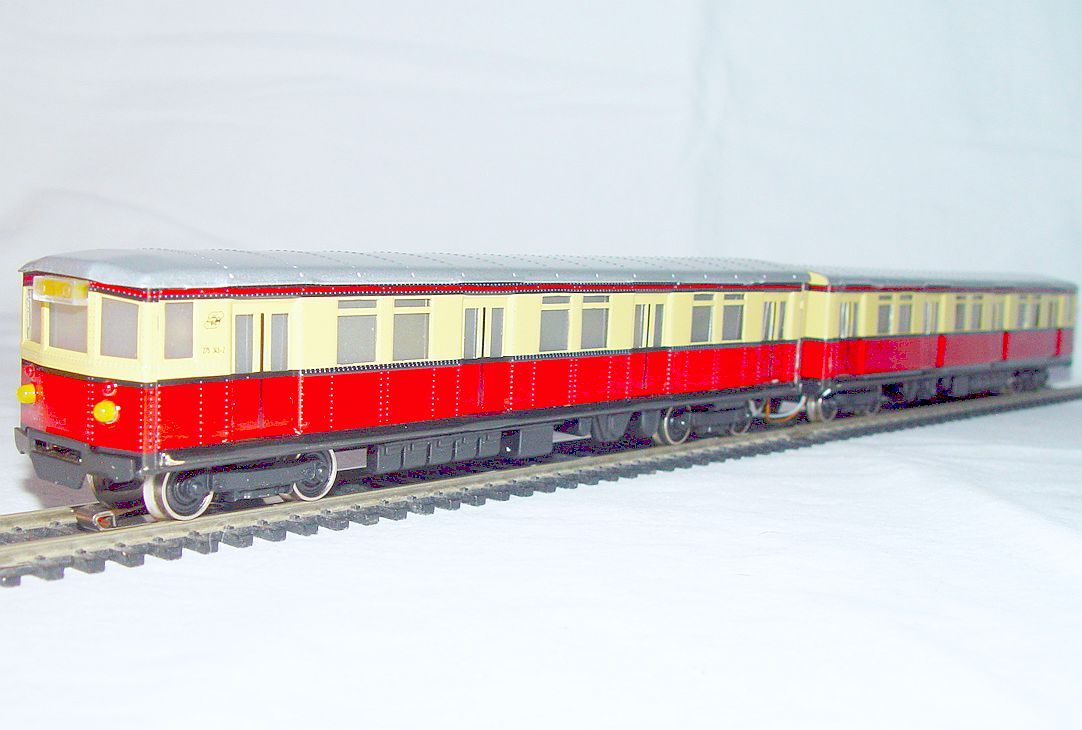 Marklin AC HO 1:87 DB BR 275 “BERLINER S-BAHN” MULTIPLE 2-UNIT 3128 MIB`90 RARE!