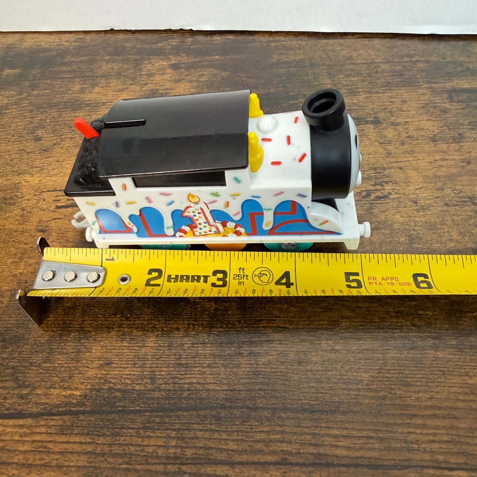 Thomas Friends Motorized Train Engine White Birthday Cake Number 1