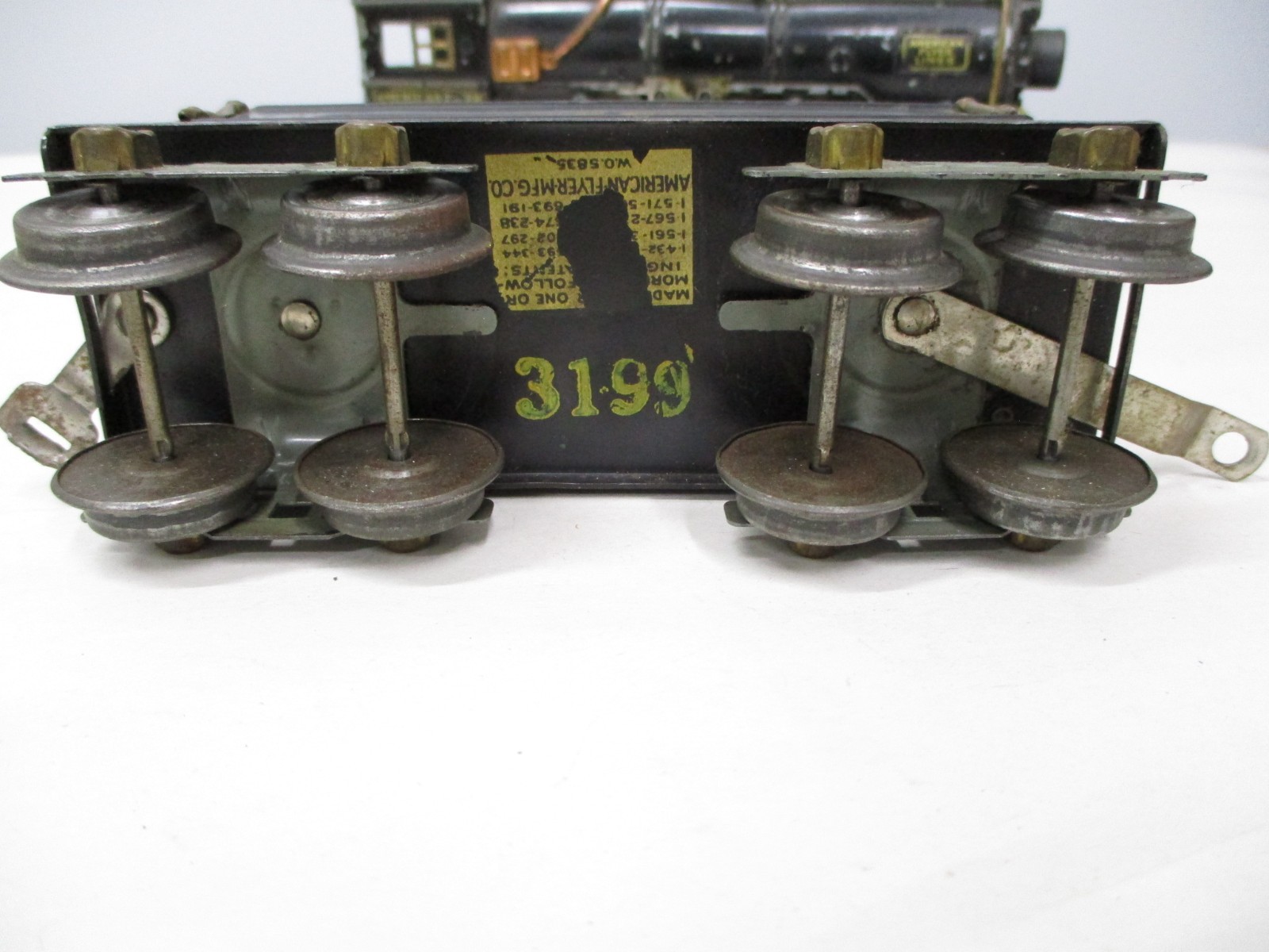 American Flyer 1688 Diecast Loco Diecast 3199 Tender Prewar O gauge X8266