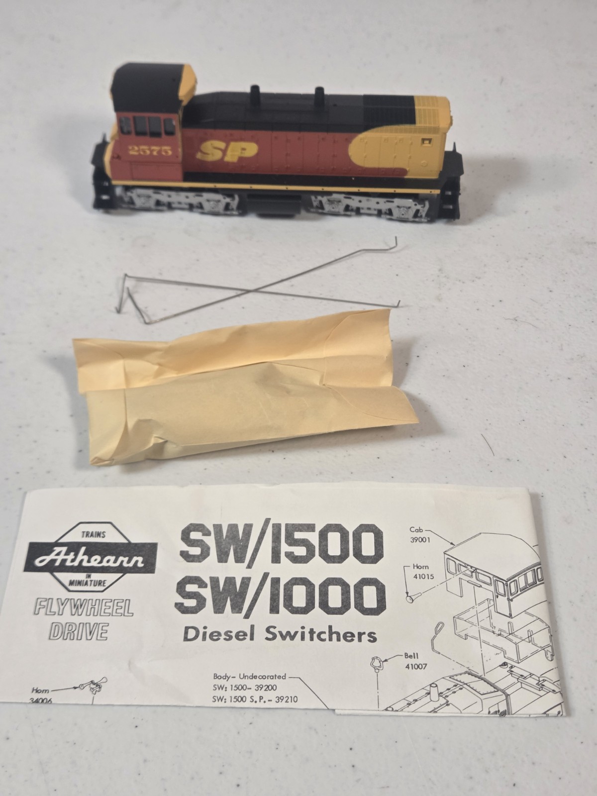 Athearn HO SW1500 SP #2575 Kodachrome Era SPSF Colors NOS Blue Box