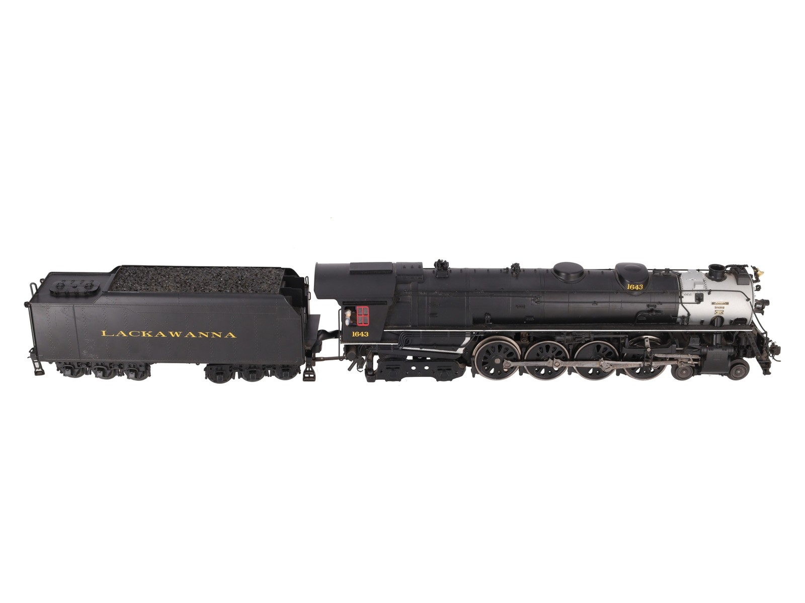 Weaver G1741LP O Brass Lackawanna 4-8-4 Steam Loco and Tender (3-Rail) #1643/Box