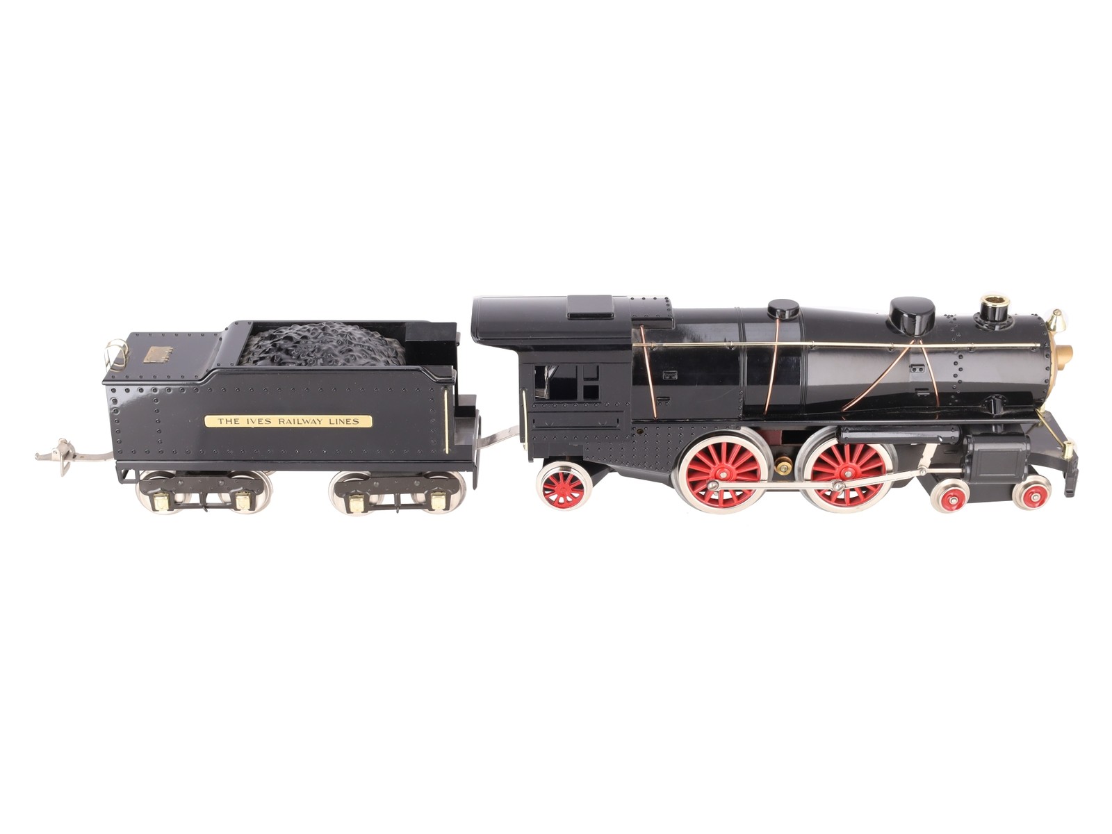 MTH 10-1123-1 Std. Gauge Tinplate #1134 Ives Steam Locomotive and Tender w/PS1