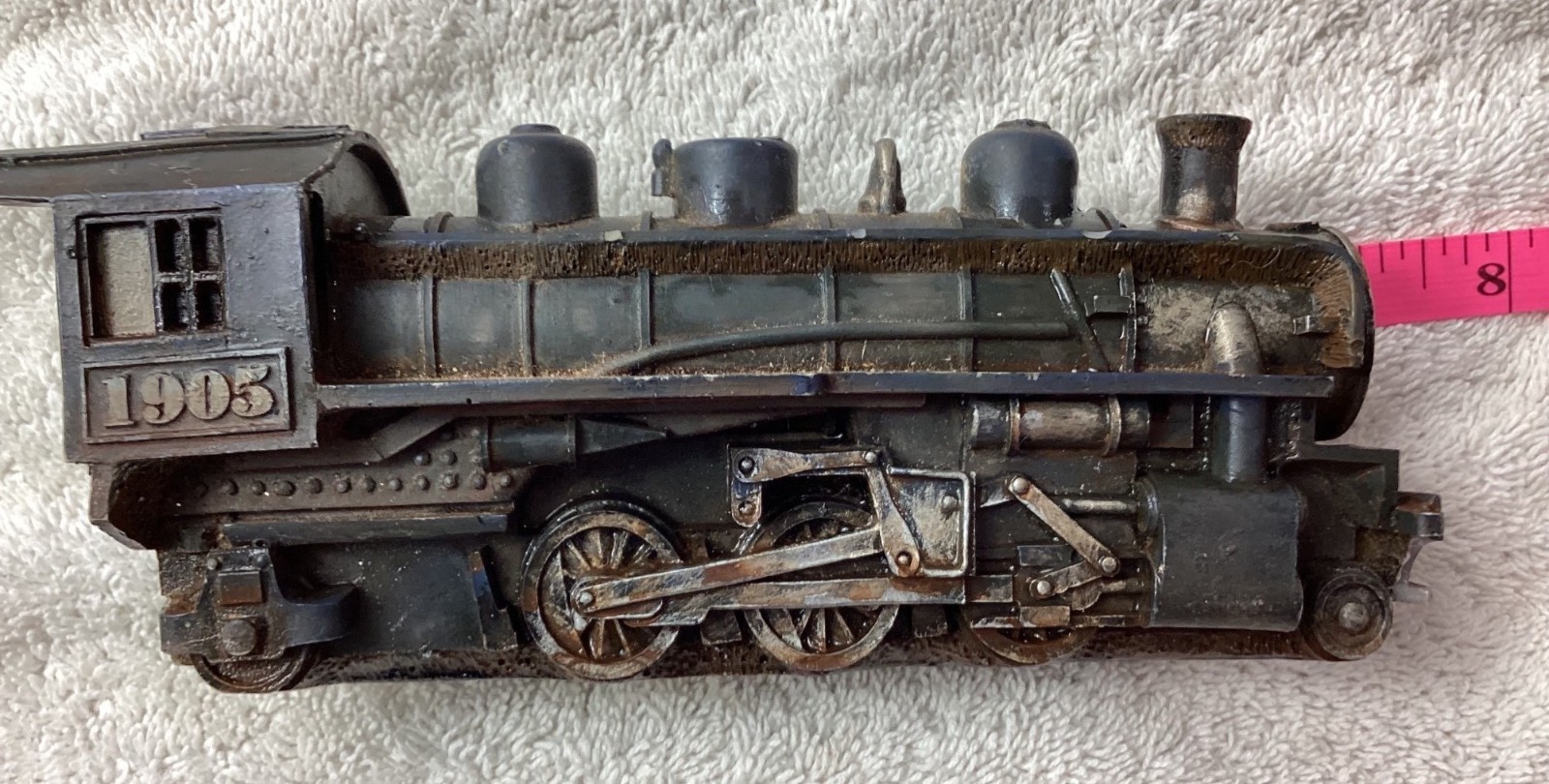 Vintage 1905 Die Cast Train Engine Rustic Prairie Engine 262 Railroad Locomotive