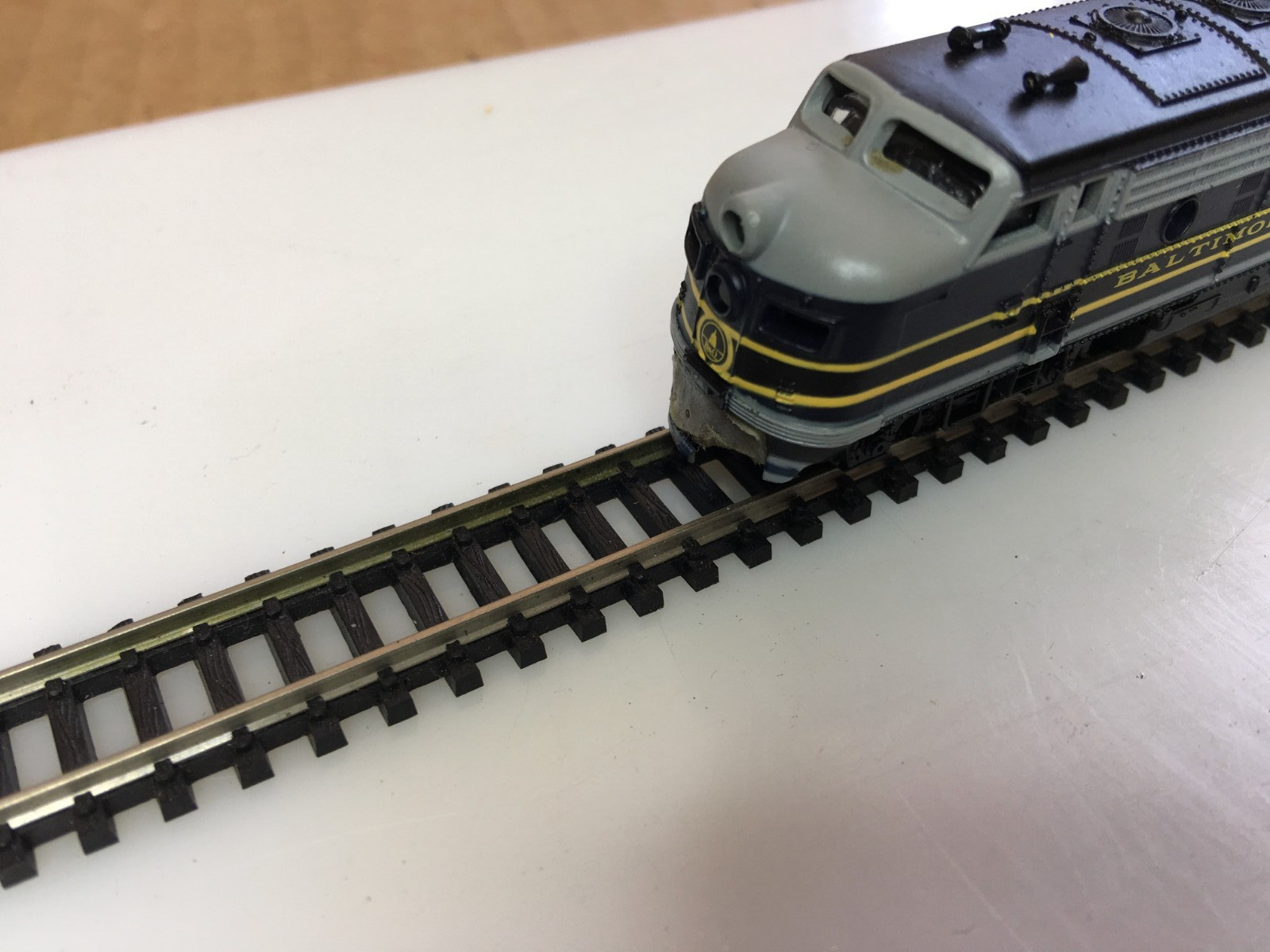 Life-Like Baltimore & Ohio Diesel Locomotive Runs See Notes N Scale Trains