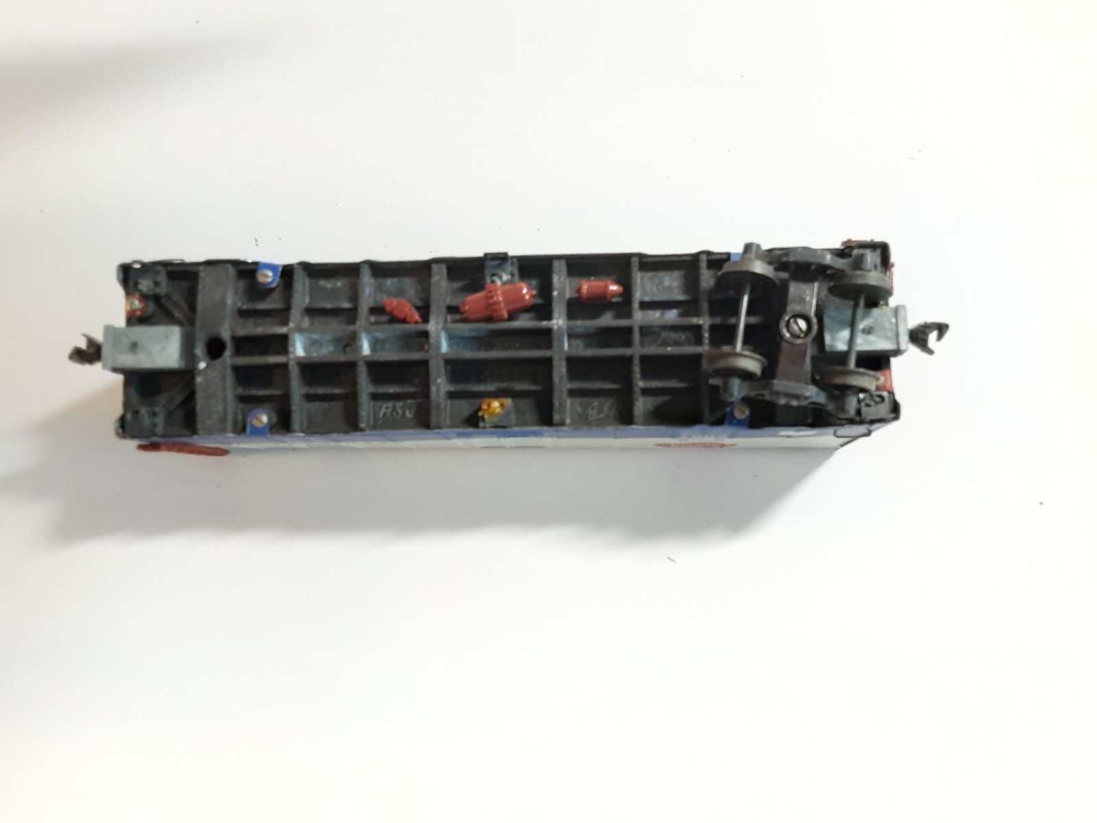Vtg Lot Of 6 Box Cars, Tanker Cars, Flat Cars, Gondola See Description (2)