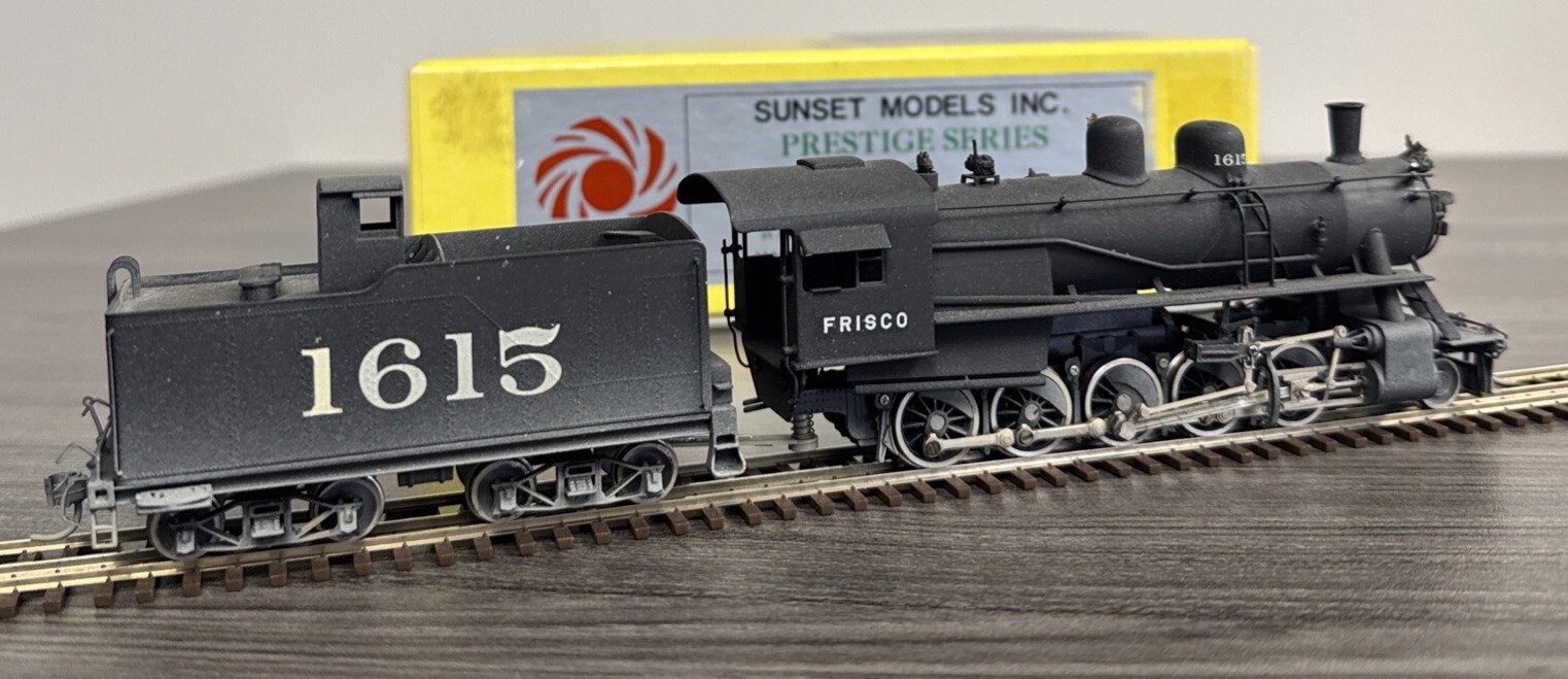 Sunset Models Inc. Prestige Series HO Brass #HO119P Frisco 2-10-0 Painted/Wthrd